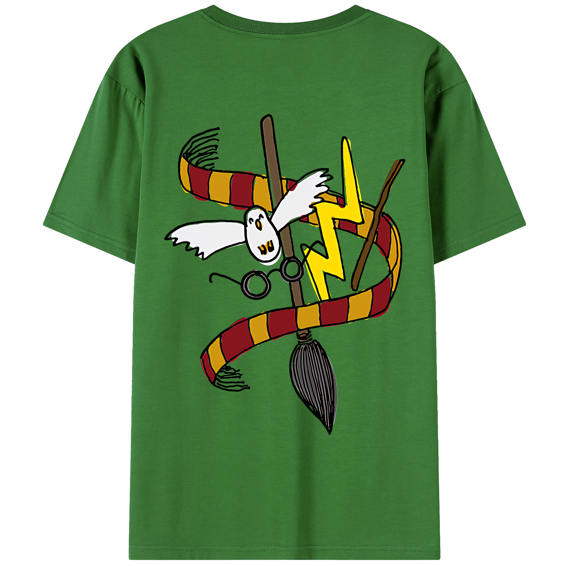 （画像用） Harry Potter ハリー・ポッターシリーズ レディース半袖Tシャツ(バックプリント)